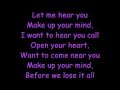 Europe - Open your Heart - Lyrics