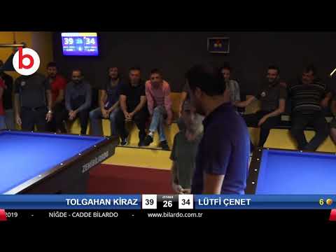 TOLGAHAN KİRAZ & LÜTFİ ÇENET Bilardo Maçı - NİĞDE CADDE BİLARDO - 3 BANT ÖZEL BİLARDO ŞAMPİYONASI 2019-FİNAL