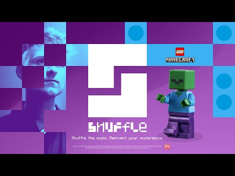 LEGO - Creating LEGO® Minecraft® Shuffle Music with Look Mum No Computer