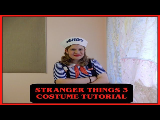 Vídeo relacionado con Disguise Robin Scoops - Disfraz oficial de Stranger Things para adultos con sombrero y mono, talla (8-10)