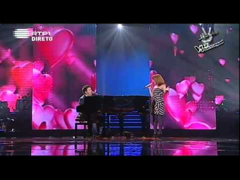 7ª Gala A Voz de Portugal -- Carla Ribeiro e Ricardo Oliveira -- "Greatest Love of All "