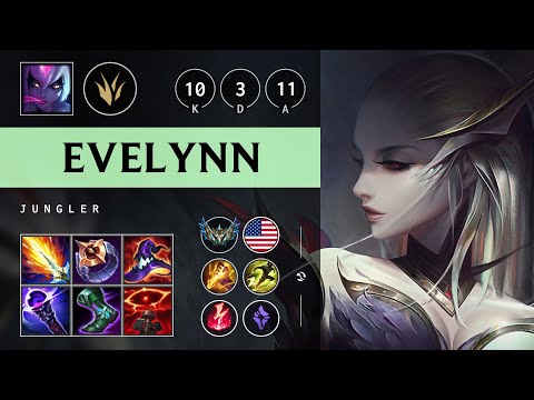 Evelynn Jungle vs Hecarim - NA Challenger Patch 25.19