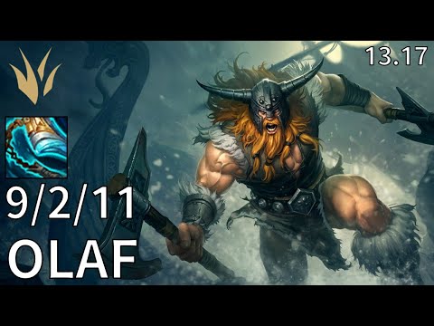Olaf Jungle vs Skarner - EUW Challenger | Patch 13.17