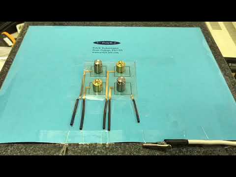 PolyK Flexible Optically Transparent piezo actuator with high load capability