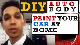 You CAN Paint Your Car At Home - DIY Auto Body Mastery With Tony Bandalos