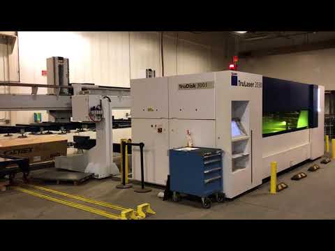 #2 - 3,000 Watt Trumpf Trulaser 2030 CNC Fiber Optic Laser (2014) - Cybex Auction Oct. 25, 2017