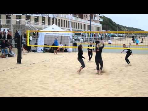 Womens Beach Volleyball at the reef - GBR vs GRE