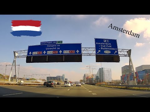 Netherlands: Haarlem - Amsterdam - Almere, (A9 - A4 - A10 - A1 - A6)