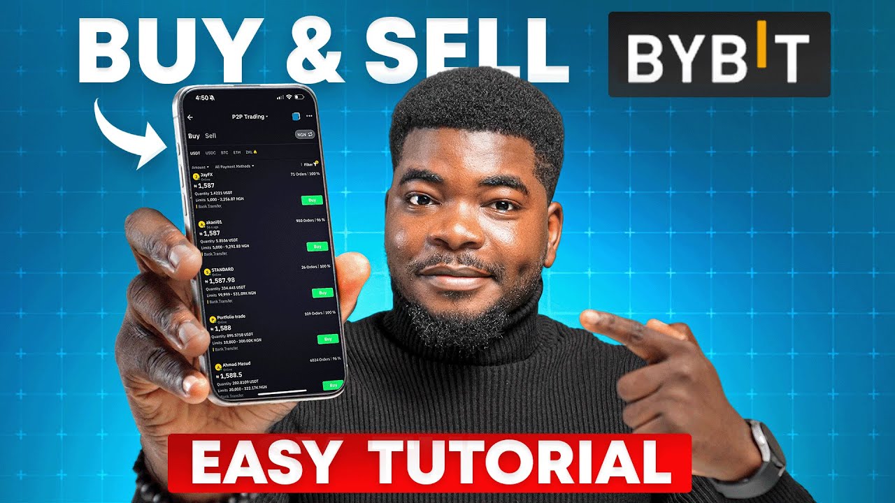 How to Buy & Sell USDT/Crypto via P2P on Bybit for Beginners (Tutorial)