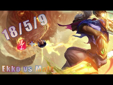 EkkLouco- Ekko Vs Malz mid - dark seal always win