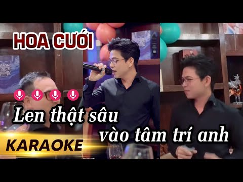 Karaoke Hoa Cưới Remix - Áo Sơ Mi Đen Hot Tiktok - Đạt Long Vinh