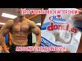 Day 1 back in the gym and special Donut eating challenge! (Rob & Big) #donuts #workout