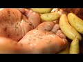 Roasting Feet Delicious Food Barefoot