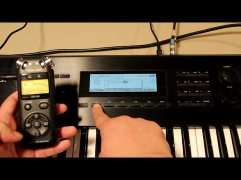 Roland W-30 sampling and sequencing - early '90s Techno style