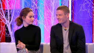 James Norton &amp; Lilly James WAR and PEACE  interview   [ subtitled ]