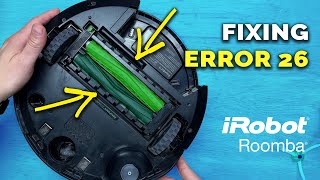 iRobot Roomba Error 26 How to Replace the Cleaning Head Module!