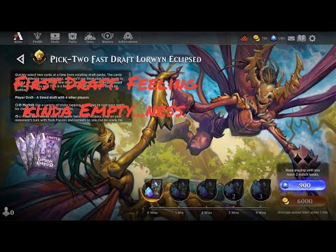 Kinda Feeling Empty...ness. Lorwyn Eclipsed Pick-Two Fast Draft