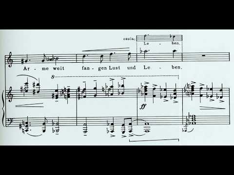 Anton Webern - 8 Early Songs for voice and piano (1901-04)