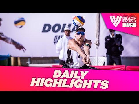 Daily Highlights Men's - Day 2 | Highlights Doha 2023 #BeachProTour"