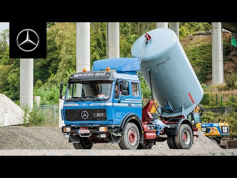 Hans-Dieter and his NG 1622 K with silo body | Mercedes-Benz Trucks