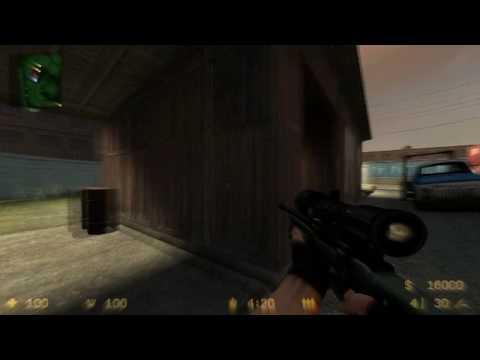 Counter Strike Source: 3 AWP Wallbangs in 1 Round