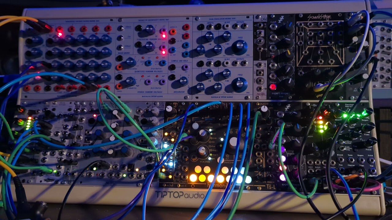 Ambient Synth Pad - Eurorack Modular ft. Ts-L, Harmonaig, Clouds, and Yester Versio