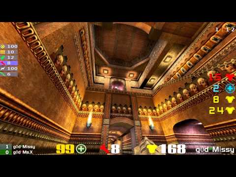 Ms.QuakeCon 2005 Grand Final: Missy vs Ms X - Quake3 Duel Girls [No Commentary] 1080p60 dm6 ztn