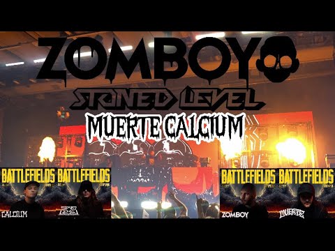 ZOMBOY, STONED LEVEL, CALCIUM, MUERTE IN BATTLEFIELDS 001 🧟‍♂️👽💀 - MOSH PIT, WALLOFDEATH VUE-MTL