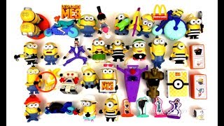 2017 FULL WORLD SET McDONALD'S DESPICABLE ME 3 MINIONS HAPPY MEAL TOYS 29 KIDS COLLECTION EUROPE USA