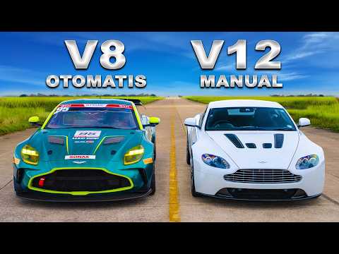 Apakah mobil balap MEMANG KENCANG? DRAG RACE Aston Martin