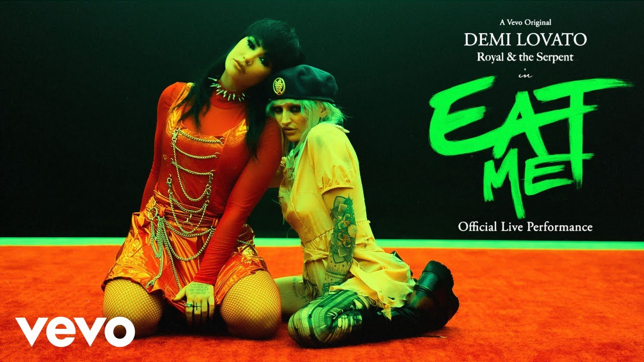 Demi Lovato - EAT ME feat. Royal & the Serpent (Official Live Performance) | Vevo - YouTube