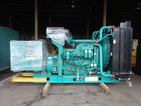 UNUSED Cummins 1000 kW generator model DQFAD. Cummins QST30-G5 engine EPA Tier 2 Stock # - 47695001