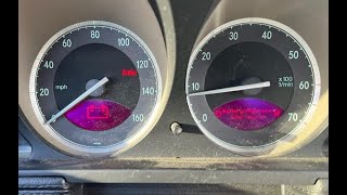 Mercedes Benz SL500 2003-2006 Battery/Alternator Stop Vehicle Red Light