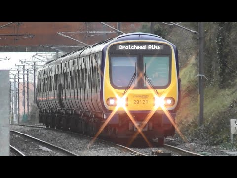 Irish Rail 29000 Class Commuter Train 29129 - Portmarnock Station, Dublin