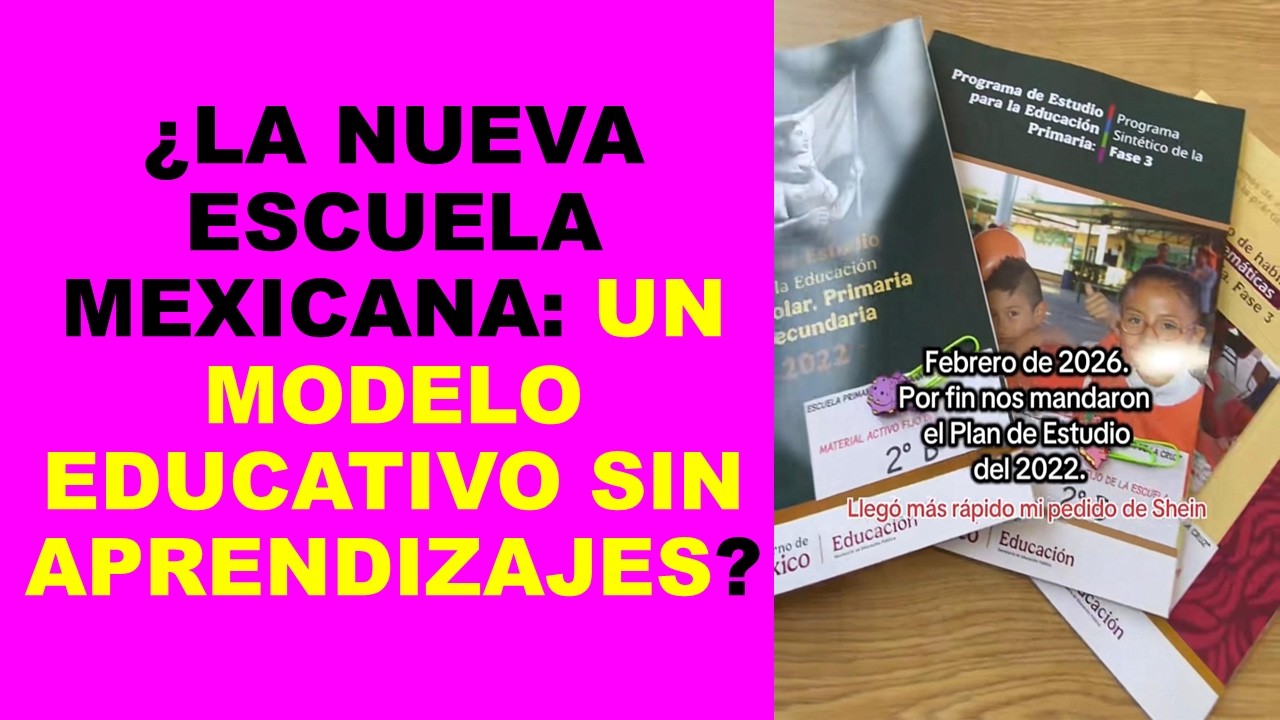 I am a teacher: Is the New Mexican School an educational model without learning?
