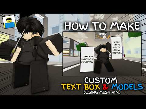 HOW TO MAKE CUSTOM TEXT BOX AND MODELS IN JJS | Jujutsu Shenanigans Roblox