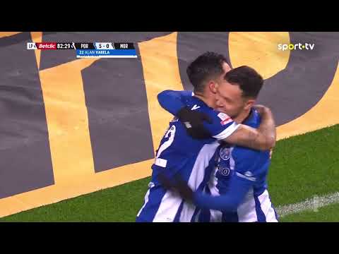 Golo Alan Varela: FC Porto (5)-0 Moreirense - Liga Portugal Betclic | sport tv