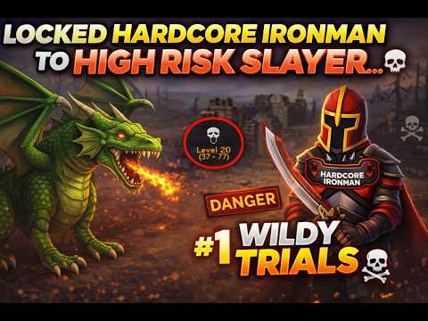 I Locked a Hardcore Ironman to High Risk Slayer… Feat. Wilderness | Episode #1