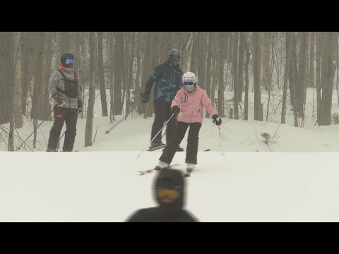 Some skiers brave the cold to hit the slopes, others find indoor fun