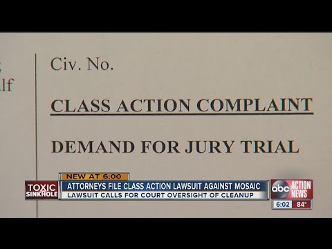 Class action lawsuit filed against Mosaic over the release of millions of gallons of toxic water