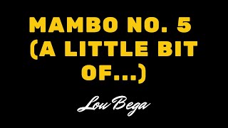 Mambo No. 5 (A Little Bit Of...) - Lou Bega [Trumpet Sheet Music]