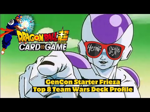 GenCon Top 8 Team Wars Starter Frieza Deck Profile