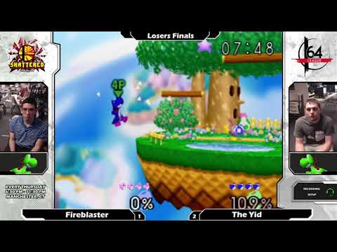 Smash 64: Fireblaster (Yoshi) V The Yid (Yoshi) - Shattered 105 Tournament SSB64