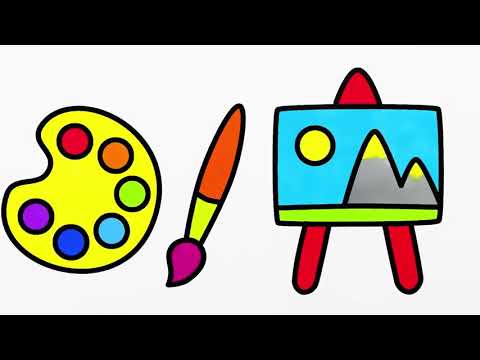 Drawing page Pizza   Coloring Book Food for Children