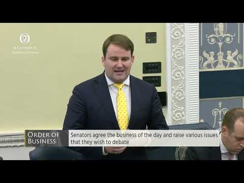 Senator John McGahon - speech from 18 Oct 2023