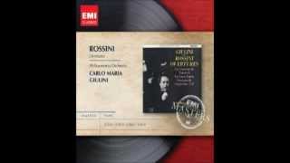 Carlo Maria Giulini conducts Rossini Overtures