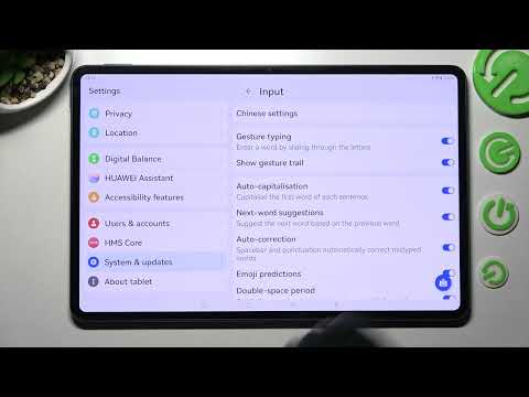 How to Enter Text Correction in HUAWEI MatePad Pro 12.6 – Find Correction Options