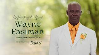 Celebrating the life of Wayne Eastman, better known as 'Bakes'
