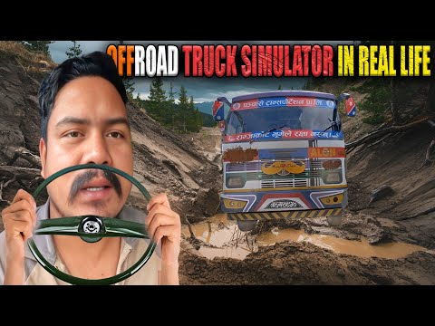 Euro Truck Simulator in Real Life | Heavy Truck Driving on Extreme Off Road | Dangerous Experience 😨