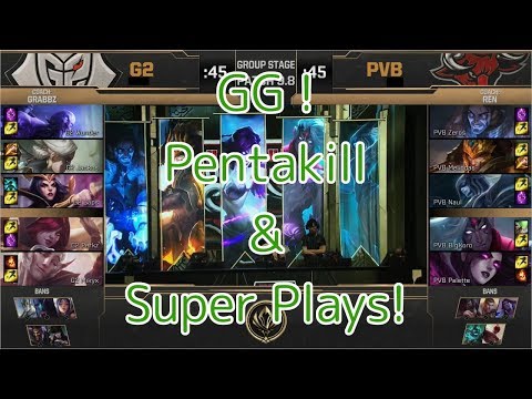 [GG!]G2(Caps ルブラン) VS PVB(BigKoro ヴァルス) D5G2 - MSI 2019 Group Stage